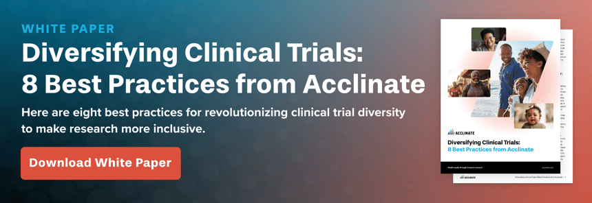Diversifying Clinical Trials White Paper