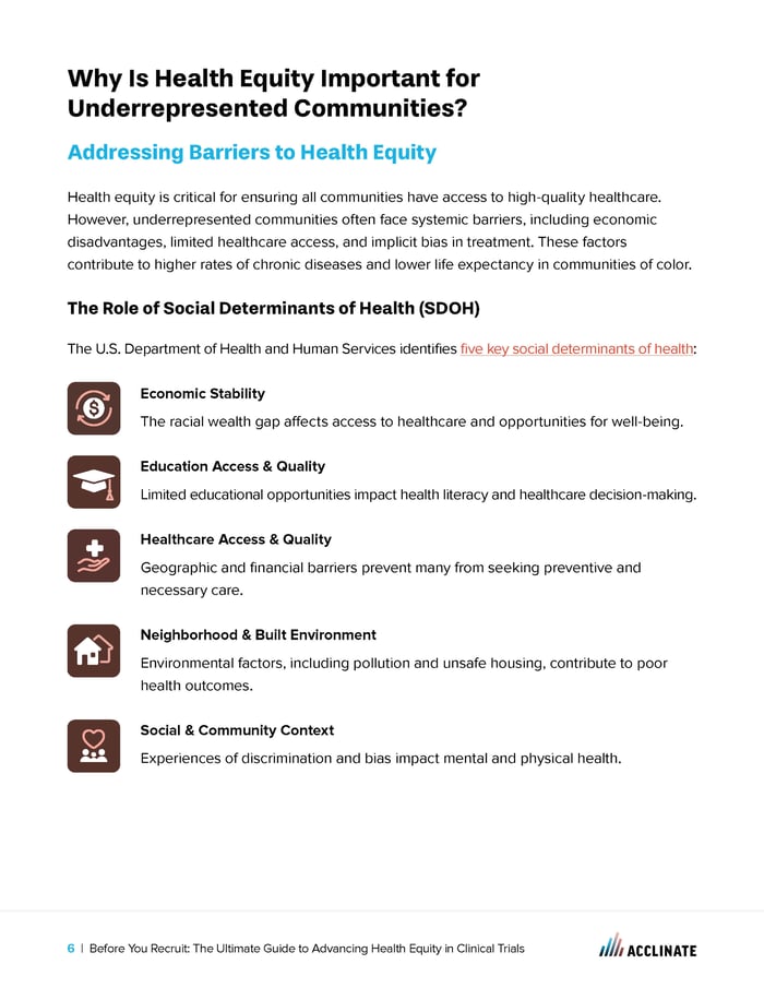 Ultimate Guide to Advancing Health Equity in Clinical Trials Preview Page