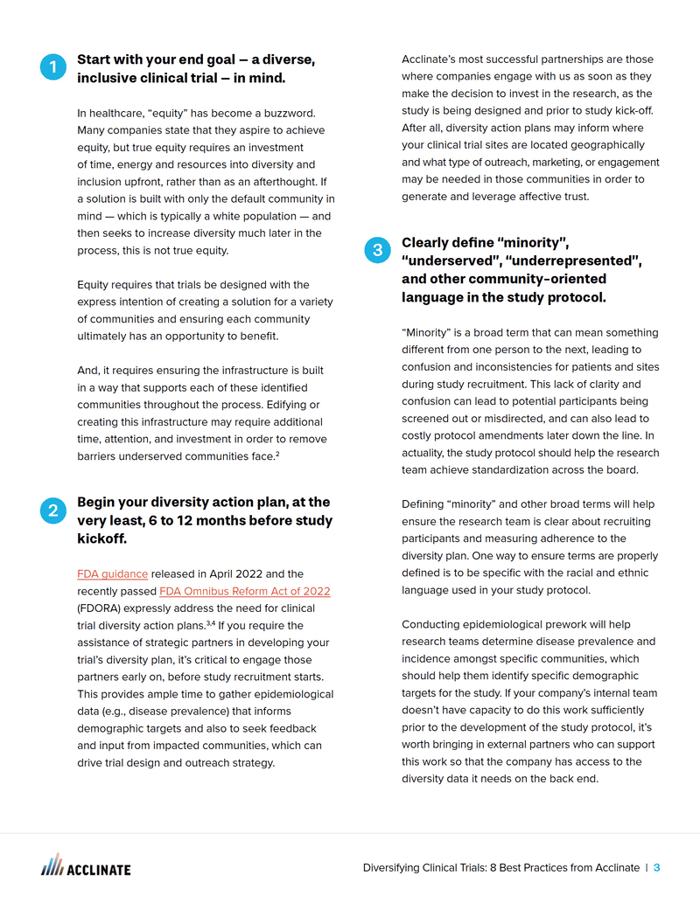A transformational take on how to diversify clinical trials